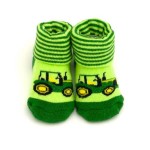  John Deere Infant Tractor Cuff Booties 0-6 months